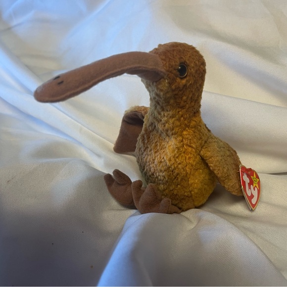 Ty Other - Ty Kiwi Bird Plush with Brown and Yellow Tones